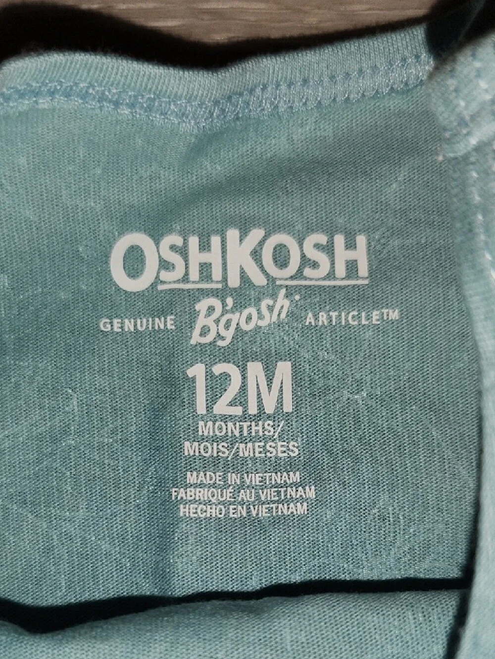 NWT OSHKOSH Floral Tank Top in Teal Blue